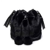 Women's Stylish Plush Shoulder Bag